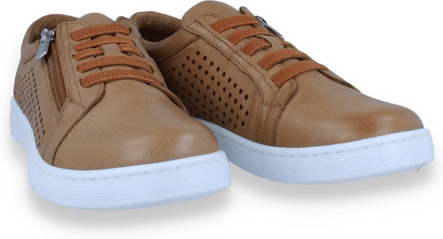 Andrea Conti Dames Sneaker Cognac