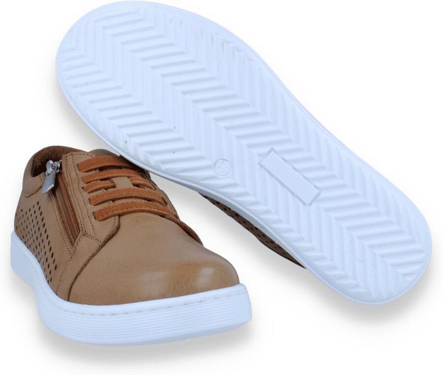 Andrea Conti Dames Sneaker Cognac