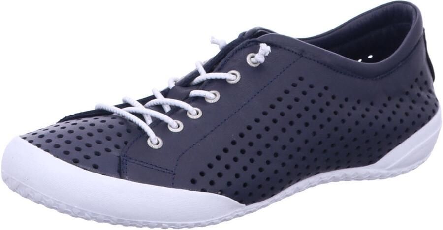 ANDREA CONTI Sneakers hoog 'Sneaker High Damen 0341500 398 Echtleder in blau' blauw
