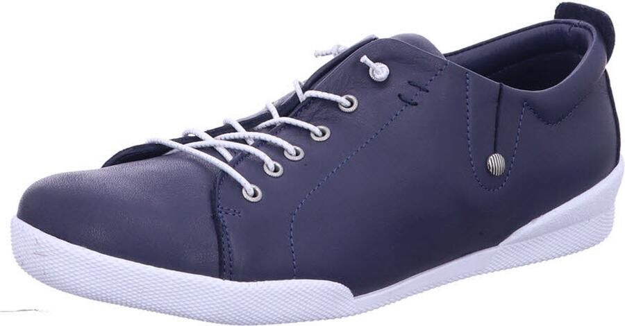 Andrea Conti dames veterschoenen blauw