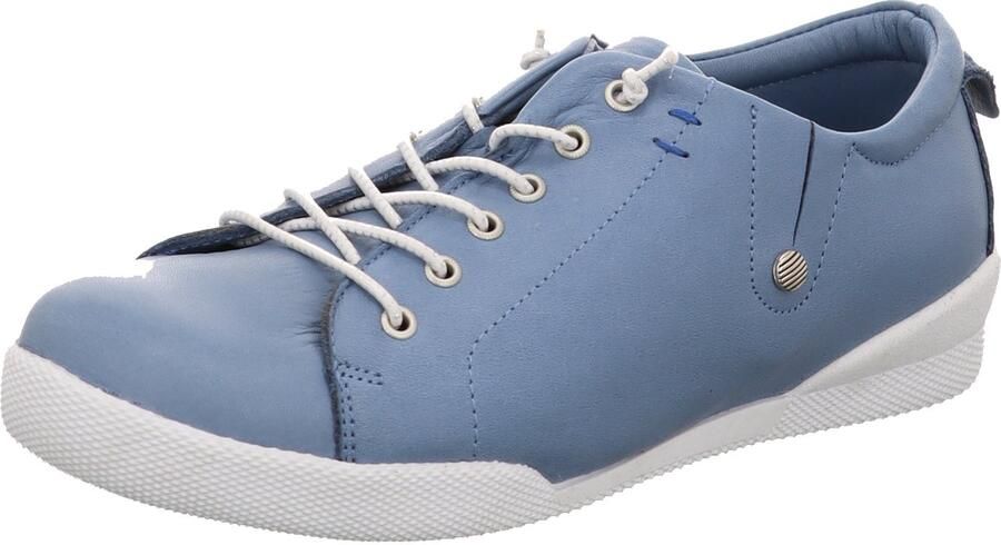 Andrea Conti dames veterschoenen blauw