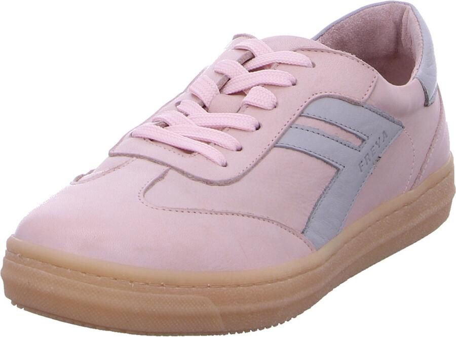 Andrea Conti dames veterschoenen roze