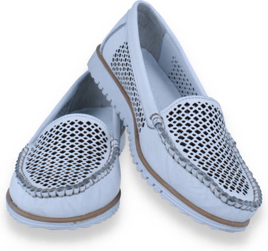 Andrea Conti Dames Loafer Wit
