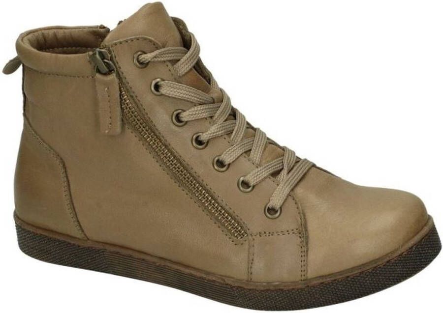 Andrea Conti -Dames taupe donker bottines