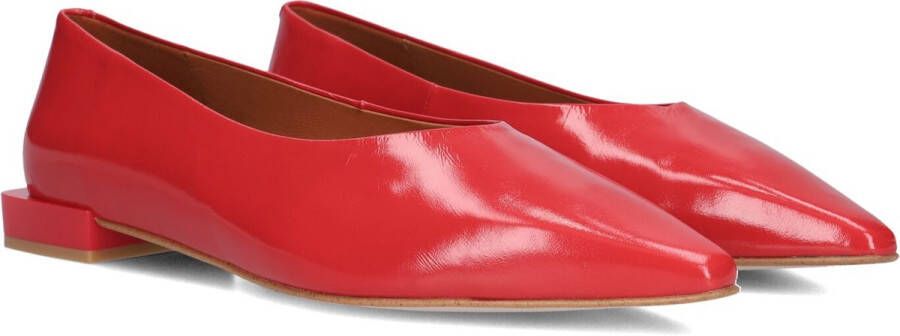 Angel Alarcon Ángel Alarcón 24502 Ballerina's Ballarina Schoenen Instappers Dames Rood