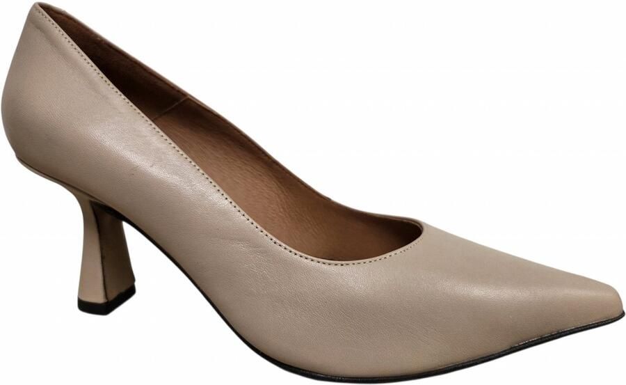 Angel Alarcon 26508 458F Volga Raw Pumps Creme Leer Dames Creme