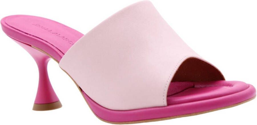 Angel Alarcon Heeled Mules Pink Dames
