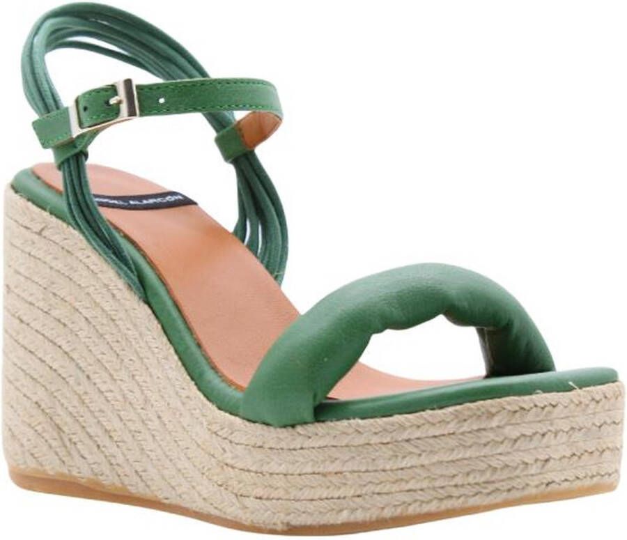 Angel Alarcon Verhoog je stijl met High Heel Sandals Green Dames