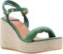 Angel Alarcon Verhoog je stijl met High Heel Sandals Green Dames - Thumbnail 1