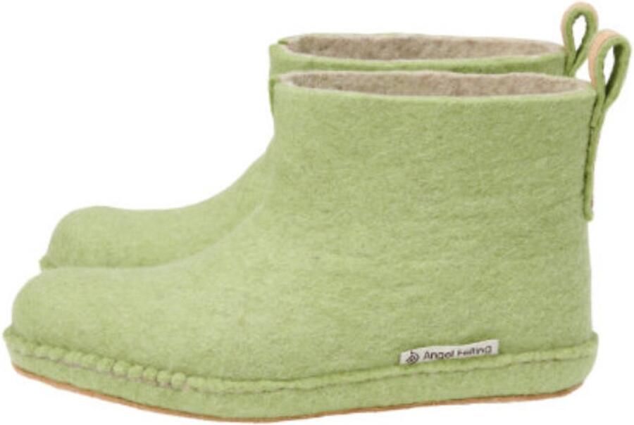 Angel Felting Hoge sloffen Foam Green Colour:Lichtgroen Lichtgrijs - Foto 3