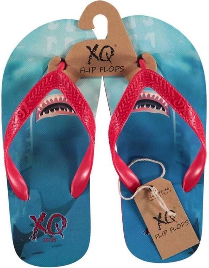 Angro Jongens slippers haai