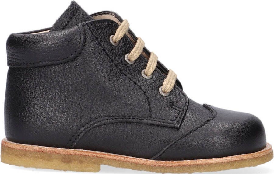 Angulus Angul -101 Veterboots Laarzen Met Veters Meisjes Zwart - Foto 2