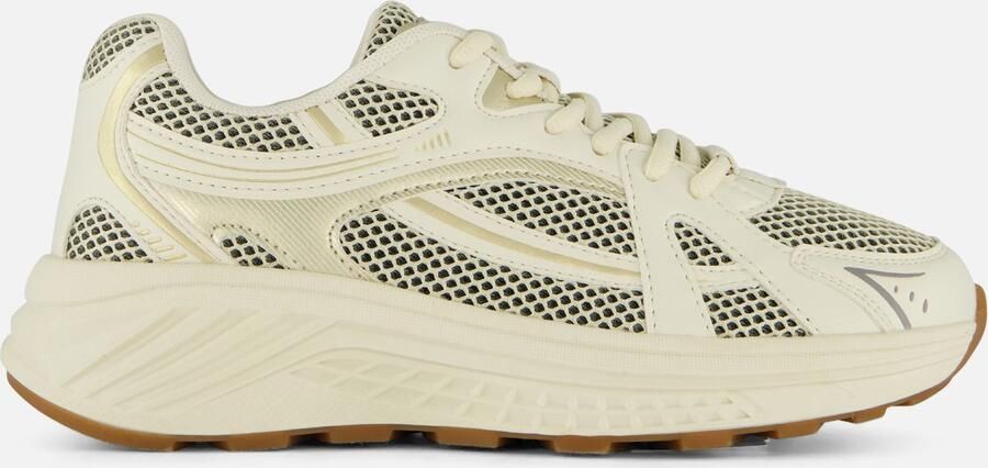 Ann Rocks Sneakers beige Textiel