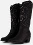Ann Rocks Cowboylaarzen zwart Pu - Thumbnail 1