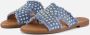 Ann Rocks Denim Slippers blauw Synthetisch - Thumbnail 1