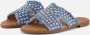 Ann Rocks Denim Slippers blauw Synthetisch - Thumbnail 1