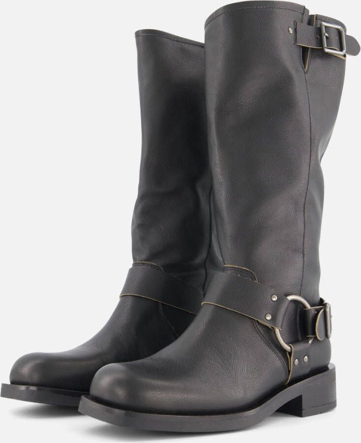 Ann Rocks Hoge Biker boots zwart Leer - Foto 2