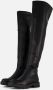 Ann Rocks Overknee hoge laarzen zwart Pu - Thumbnail 1