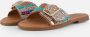 Ann Rocks Slippers bruin Synthetisch - Thumbnail 1