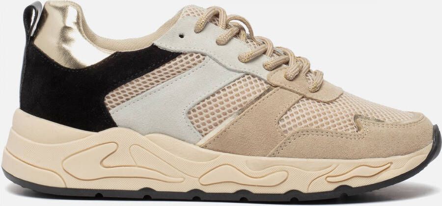 Ann Rocks Sneakers Beige Suede 108518 Dames Suède