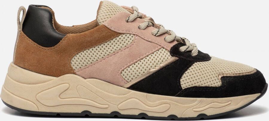 Ann Rocks Sneakers Beige Suede 101501 Dames Suède