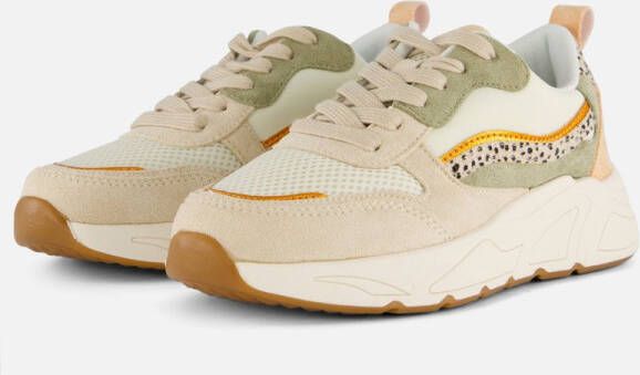 Ann Rocks Sneakers wit Synthetisch
