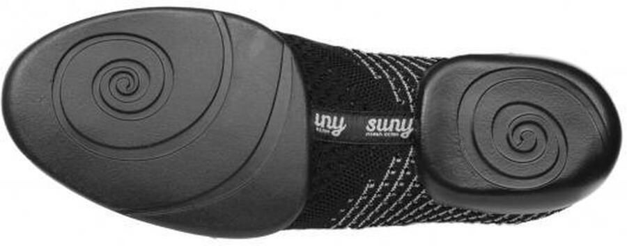 Anna Kern Suny Lage Danssneakers Dames 115 Pureflex Splitzool Salsa Latin Stijldansen Zwart Rood - Foto 11