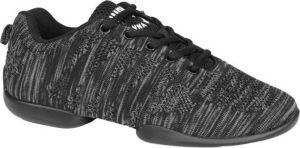 Anna Kern Suny Heren Danssneakers met Splitzool 4025-bold Salsa Latin Stijldansen Balfolk Grijs