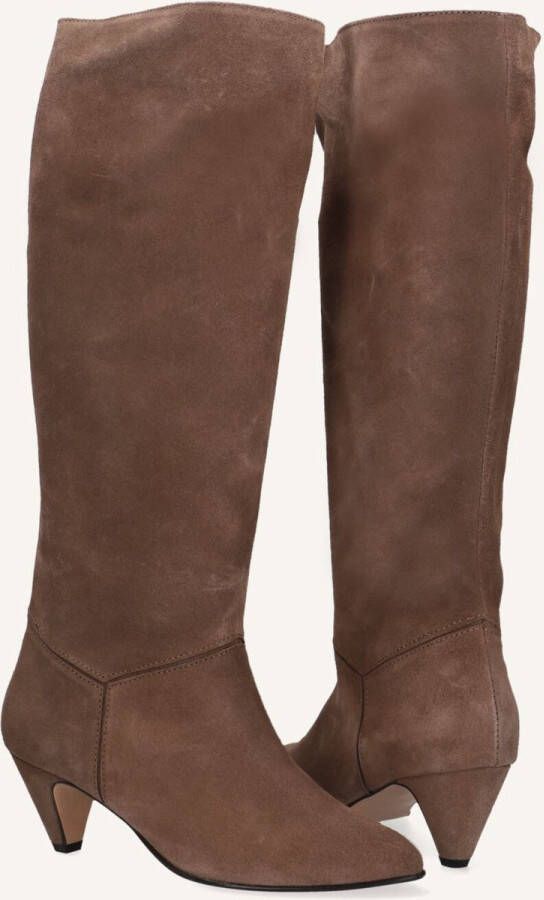 Anonymous Copenhagen Jasmina 50 Stiletto Laarzen Suède Dames Taupe