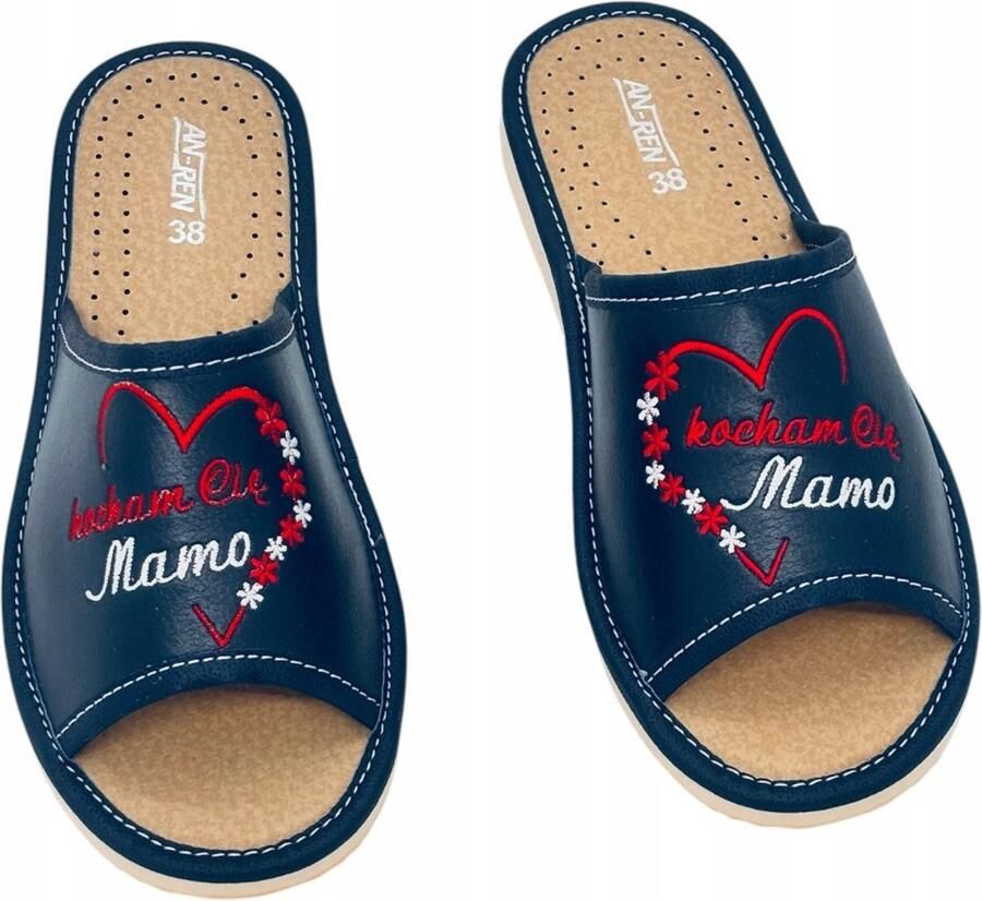 ANREN Dames Pantoffels Navy Blauw Zacht & Comfortabel
