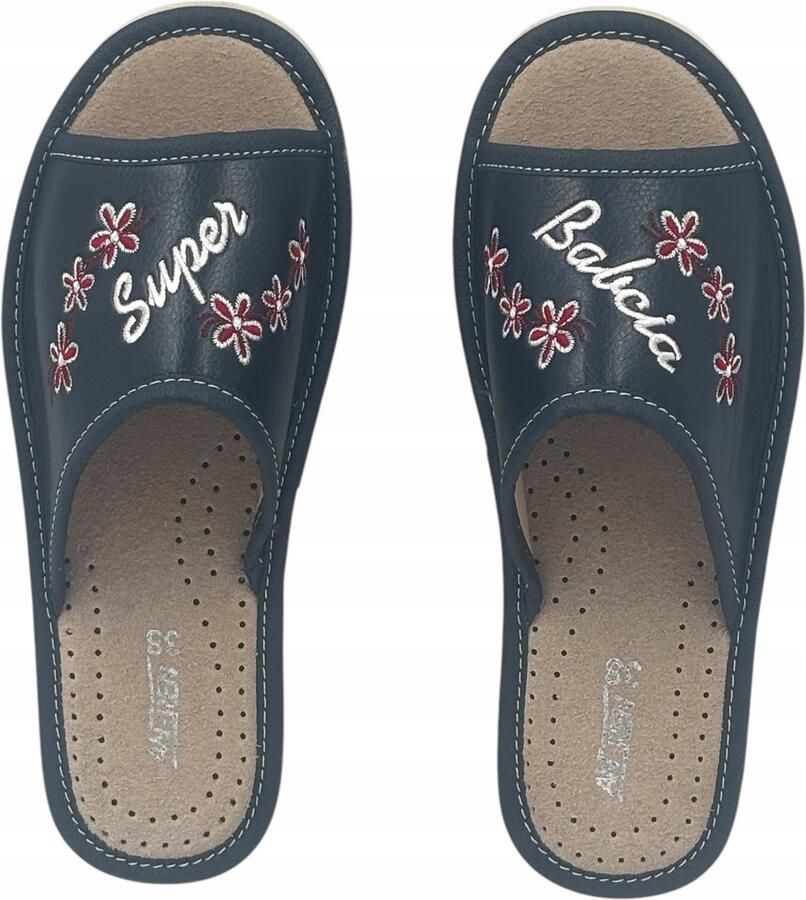 ANREN Dames Pantoffels Open Blauw AN-REN Comfortabel & Stijlvol