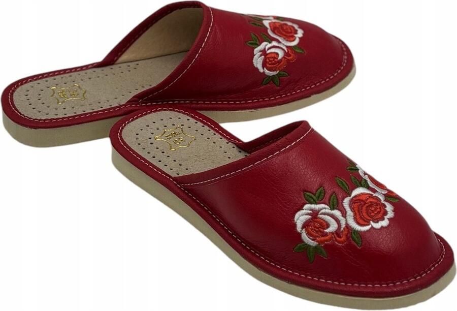 ANREN Dames pantoffels rood comfortabel & stijlvol