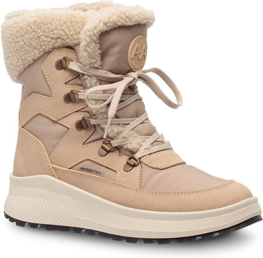 Antartica Snowboot Dames met veter 8722 Beige Wintersport schoenen Snowboots - Foto 2