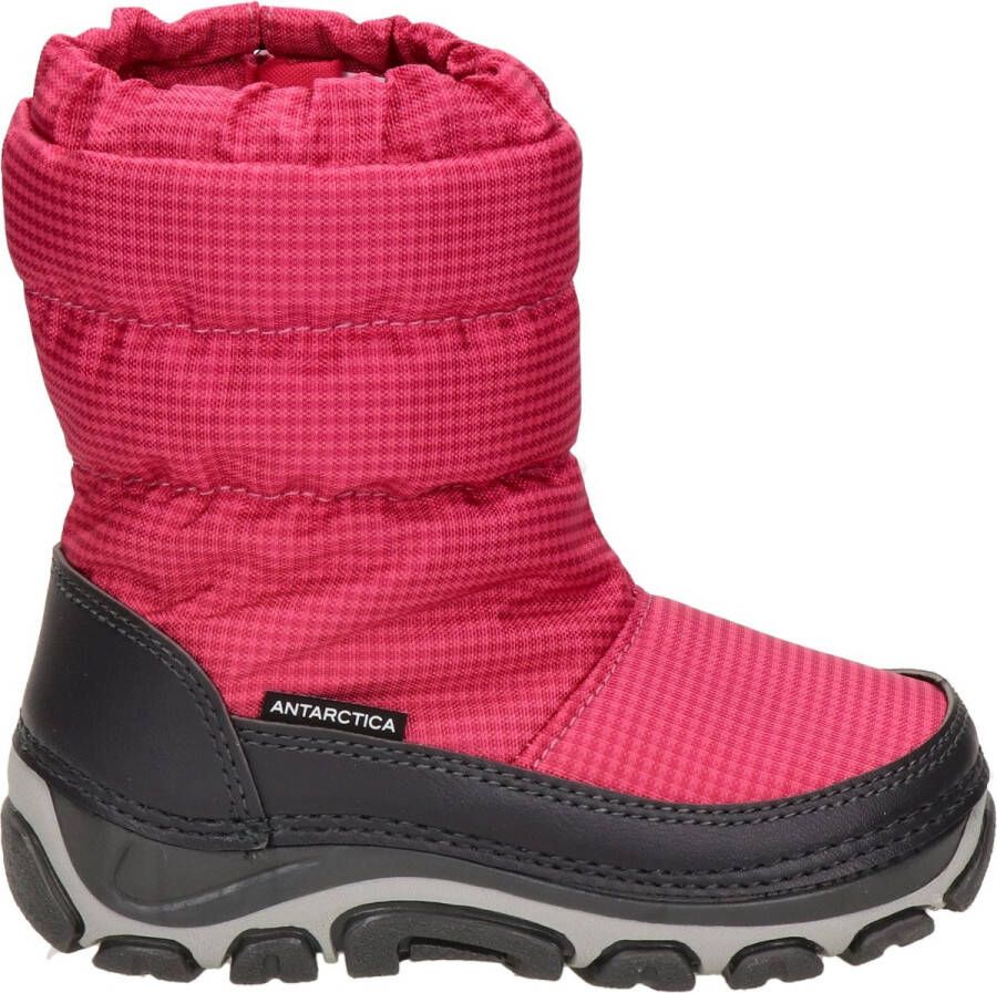 Antarctica Snowboots met ritssluiting voor kinderen AN 123 Fuxia Zwart -24EU - Foto 2