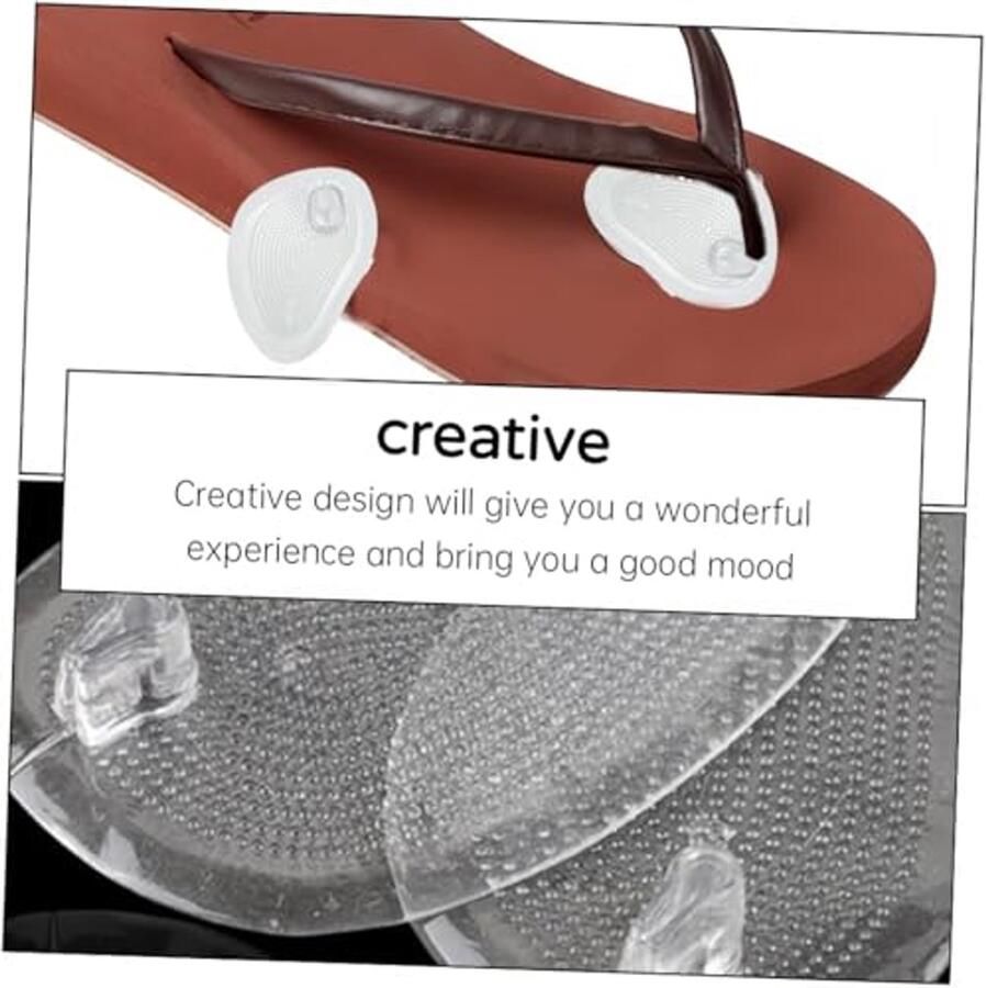 Antislip Pads voor Flip Flops en Sandalen 4 Paar Gel Bescherming