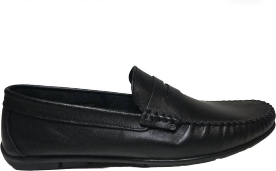 Antonello S264-001 lederen comfort moncassin zwart