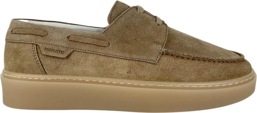 Antony Morato Leren loafers met labeldetails model 'ARTIE'