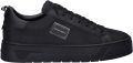 Antony Morato Metal Bold Sneakers Zwart Leer Heren Zwart - Zwart