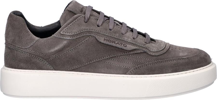 Antony Morato Grijze Suède Stijlvolle Heren Sneakers