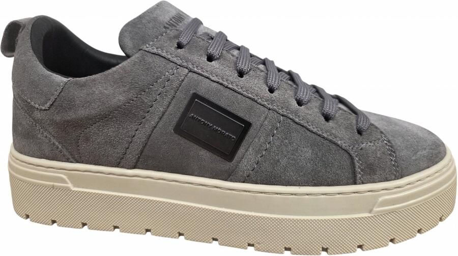 Antony Morato MMFW01937 9073 Clay Sneakers Grijs Suede Heren Grijs