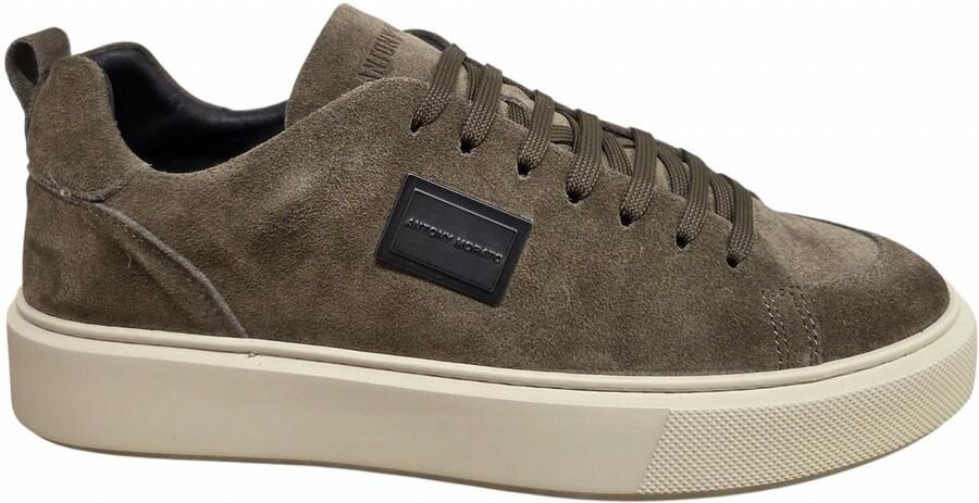 Antony Morato MMFW01939 2077 Nut Sneakers Taupe Suede Heren Taupe