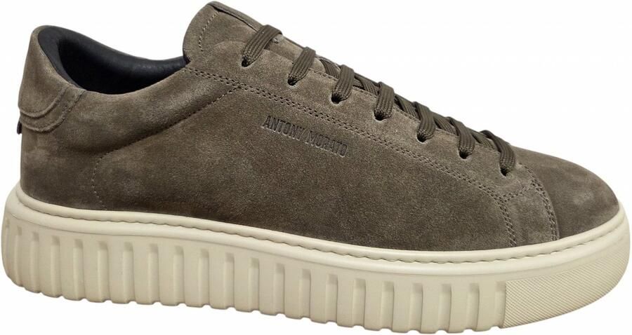 Antony Morato MMFW01950 2077 Nut Sneakers Taupe Suede Heren Taupe