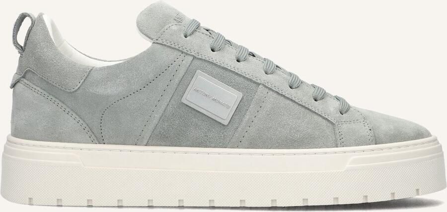 Antony Morato MMFW01880 LE300005 4087 Sneakers Blauw Suede Heren Blauw Grijs - Foto 2