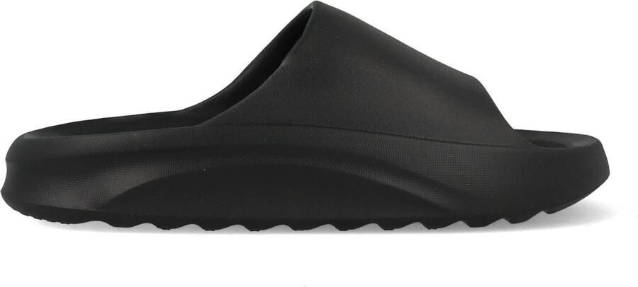 Antony Morato Zwarte effen herenslippers Black Heren