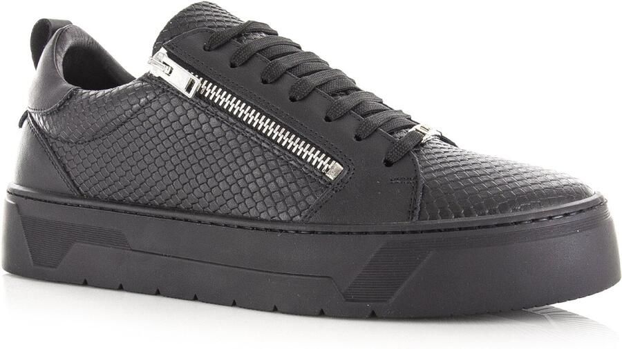 Antony Morato Zipper sneakers zwart Leer Heren