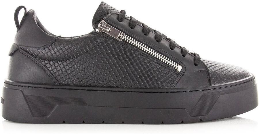Antony Morato Zipper sneakers zwart Leer Heren