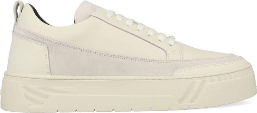 Antony Morato Flint Hart Creme sneaker Gebroken wit Leer Lage sneakers Heren - Foto 2