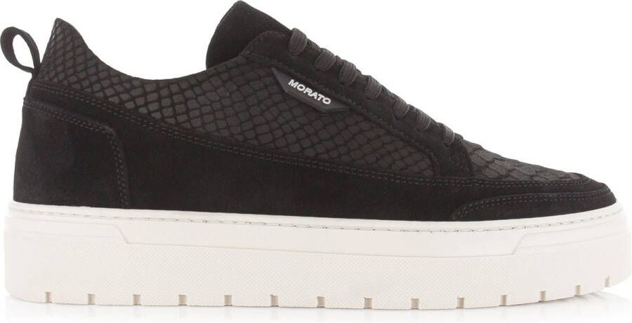 Antony Morato Flint Python Zwart Suede Lage sneakers Heren - Foto 4