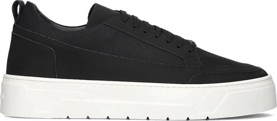 Antony Morato Suede 3D Logo Lage Sneakers Black Heren