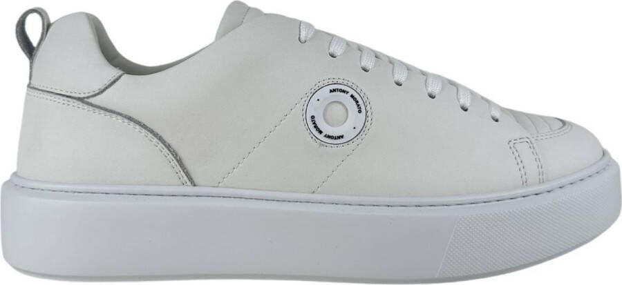 Antony Morato Sneakers van leer met labeldetail model 'AIL'